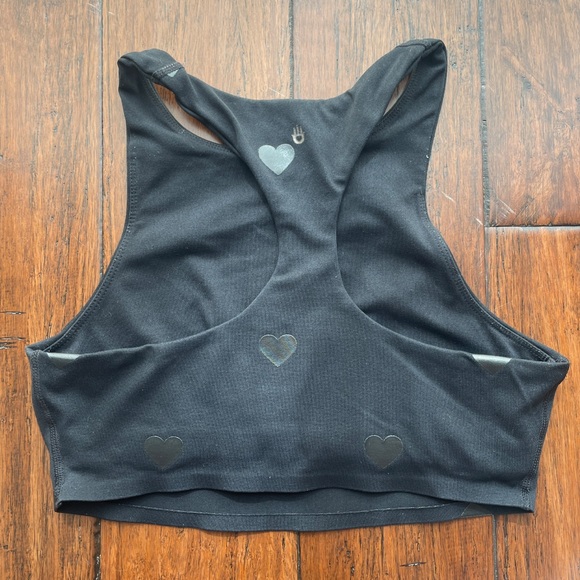 Spiritual Gangster Heart Print Reana Sports Bra - Picture 3 of 4